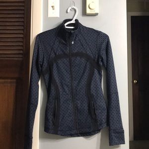 Blue and Black Lulu Lemon jacket